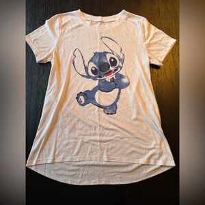 Disney Stitch White Tee with Graphic Design (NEW without Tags)